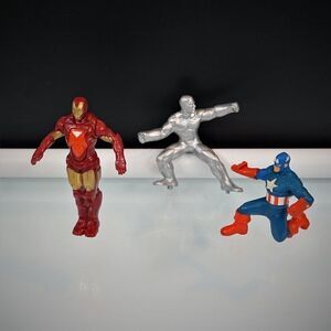 McDonalds Happy Meal Toys Iron Man Superman Silver Man 2010